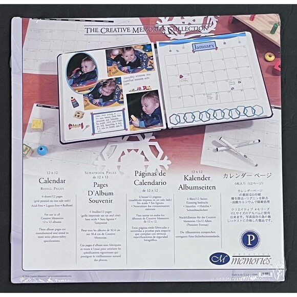 Creative Memories 12x12 Calendar Scrapbook Refill Pages 2004 - 3 Sets Available - Picture 2 of 3